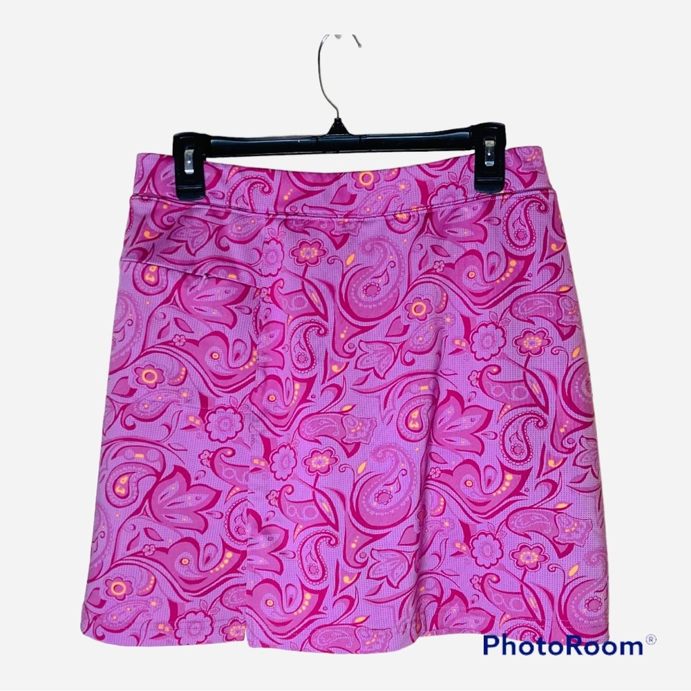 Izod Tennis‎ Skort Pink Paisley Size Small